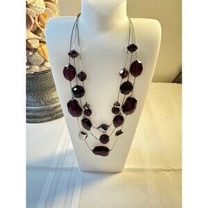 Beaded Necklace and Earring Set
